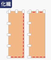 2辺縫製イメージ