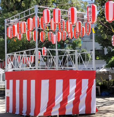 祭装飾提灯活用イメージ