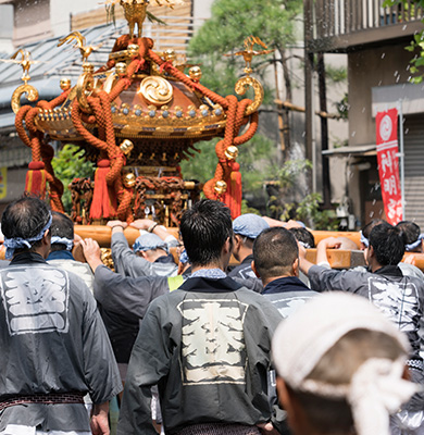 神輿法被の活用例